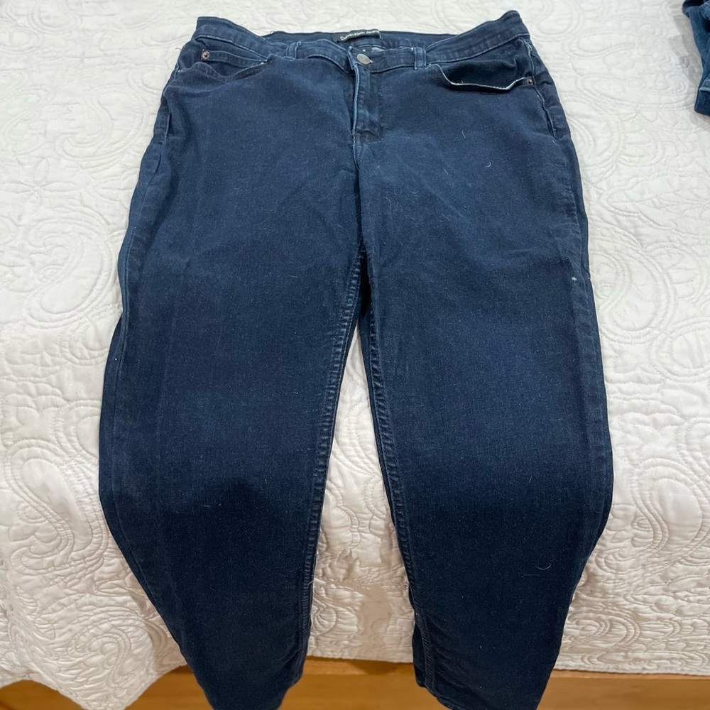 Calvin Klein high rise jeans
